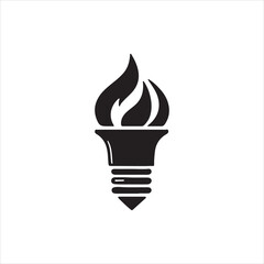 burning candle icon