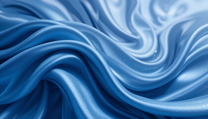 Obraz premium Elegant Liquid Wave Texture with Soft Flowing Fabric