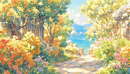 spring in the forest