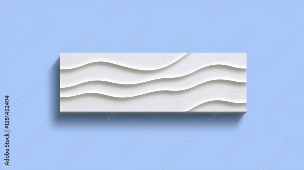 Aufkleber abstract white wave pattern background texture design