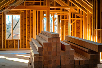 Construction Industry Home Wooden Framing Lumber