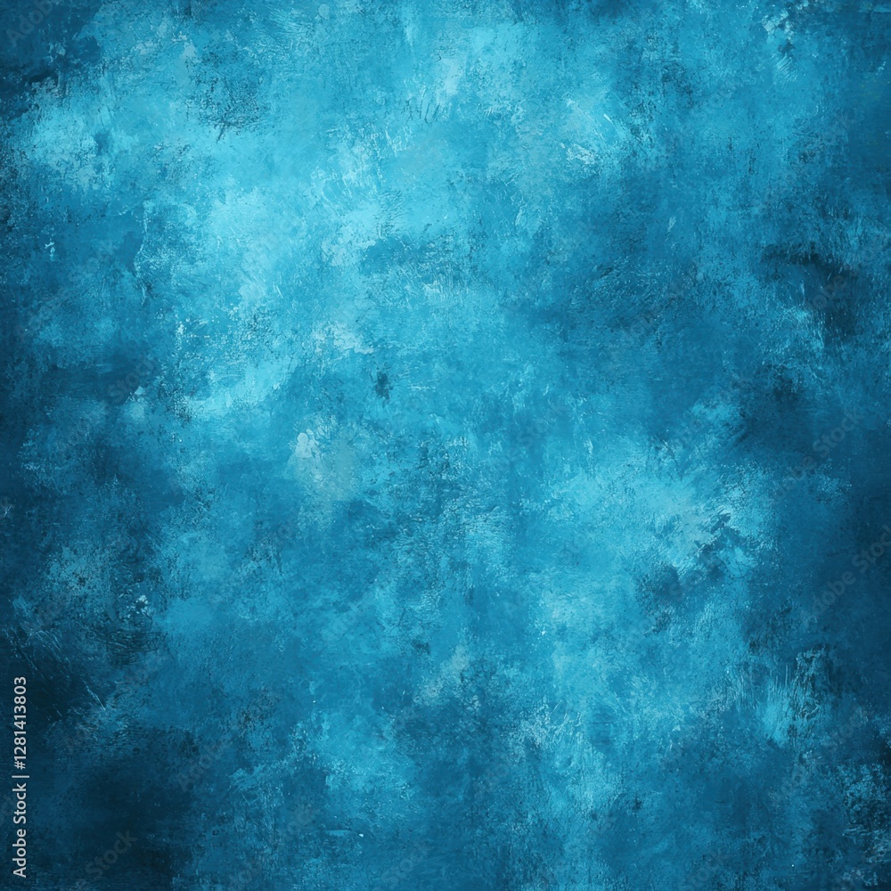 Poster abstract turquoise texture background with artistic brush strokes and subtle light and shadow play f