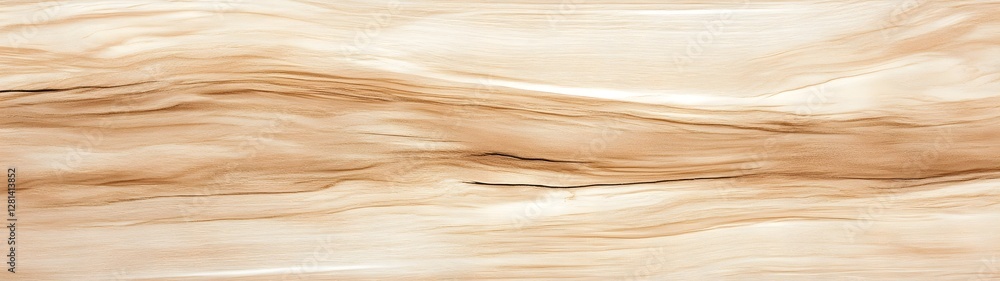 Poster Warm and Rustic Wooden Plank Background with Natural Grain Pattern  High close up view of textured wooden surface with horizontal striped design perfect for decor furniture