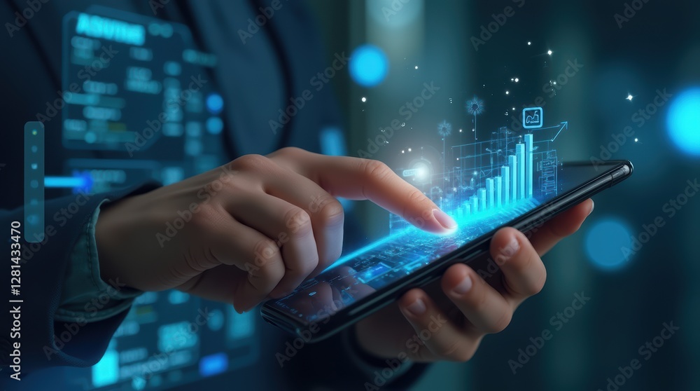 Poster innovative mobile technology: the intersection of data analytics and user interface in modern smartp