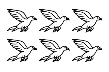 Elegant Osprey Vector Design