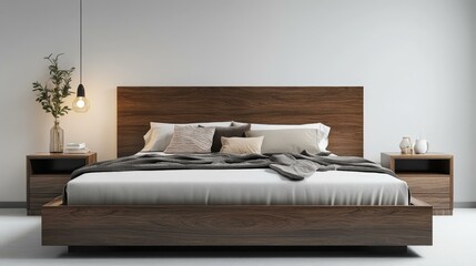 Modern Wooden Bedroom Interior Design