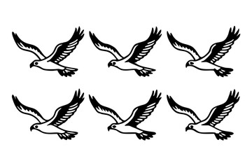 Elegant Osprey Vector Design