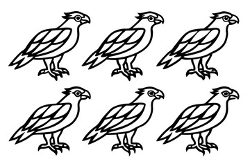 Elegant Osprey Vector Design