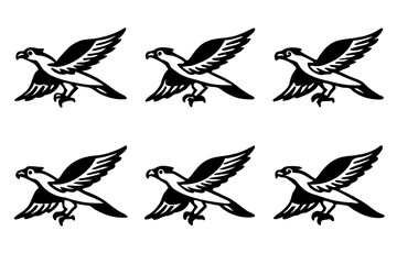 Elegant Osprey Vector Design