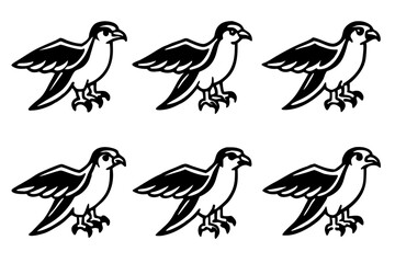 Fototapeta premium Elegant Osprey Vector Design