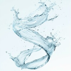 Abstract Water Splash Art Design