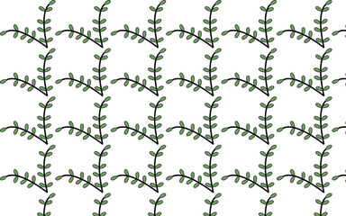 Seamless floral pattern design vector	
