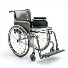 Fototapeta premium Wheelchair on a white background