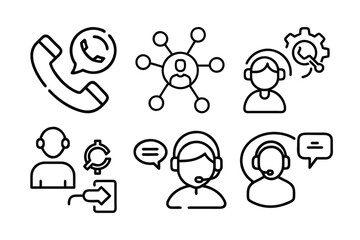 support icon vector art illustration 