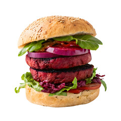 beetroot lamb burger
