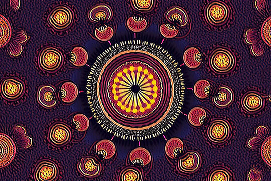 Signs and symbols. Full frame circle pattern lotus or flower mandala art design. beauty, fashion, geometry, colorful, vintage, tradition, classic, dco, cycle, full frame, style, culture of india.