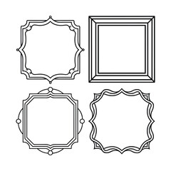 set of vintage frames