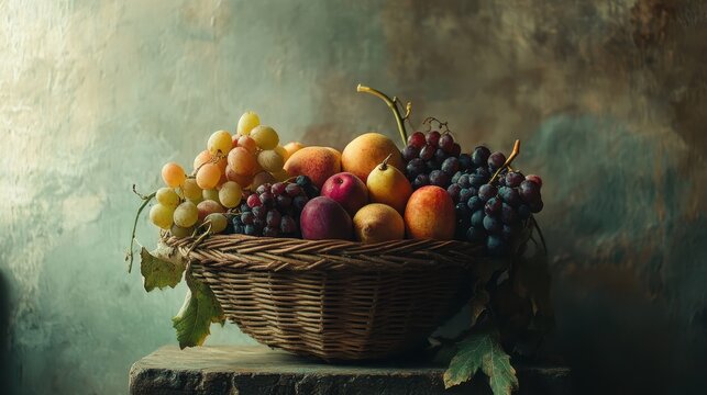 Beautiful Rustic Fruit Arrangement