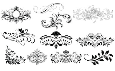 ornate floral design SVG Cute Vector