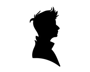 Man silhouette, high quality. Vector