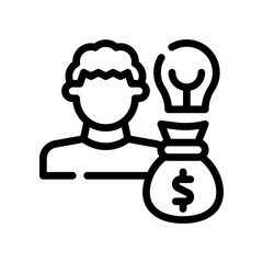 investor line icon