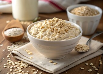 oatmeal with nuts and raisins