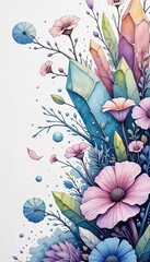 Watercolor Floral Illustration