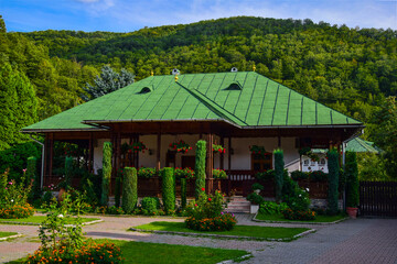 tropical resort in the jungle