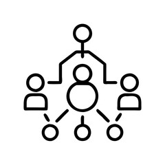 Circle Group Hierarchy Icon