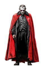 Isolated Dracula Portrait