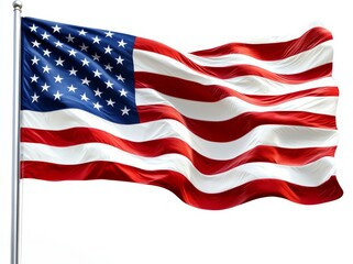 American Flag in the Wind