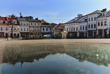 Bielsko Biała, stare zabytkowe kamienice, luty 2025. © Elżbieta Kaps