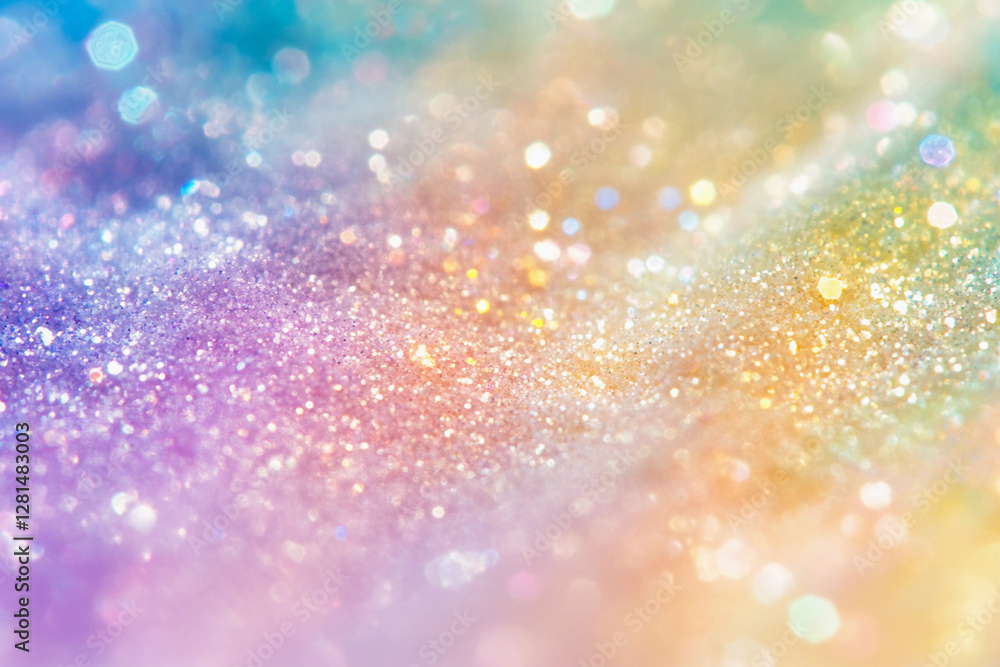 Poster macro view of lithium bromide powder showing crystalline detail. generative ai