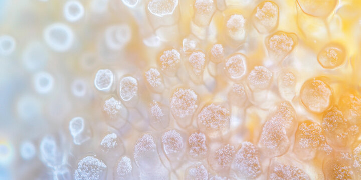 Detailed macro shot of lithium bromide powder texture. Generative AI