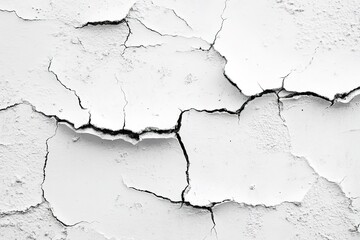 Obraz premium Clean Minimalist White Stucco Wall Texture: Perfect for Backgrounds, Design Projects, and Architectural Presentations. High-resolution image showcasing a seamless, smooth white painted stucco wall 