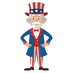 uncle sam vector	