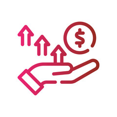 wealth gradient icon