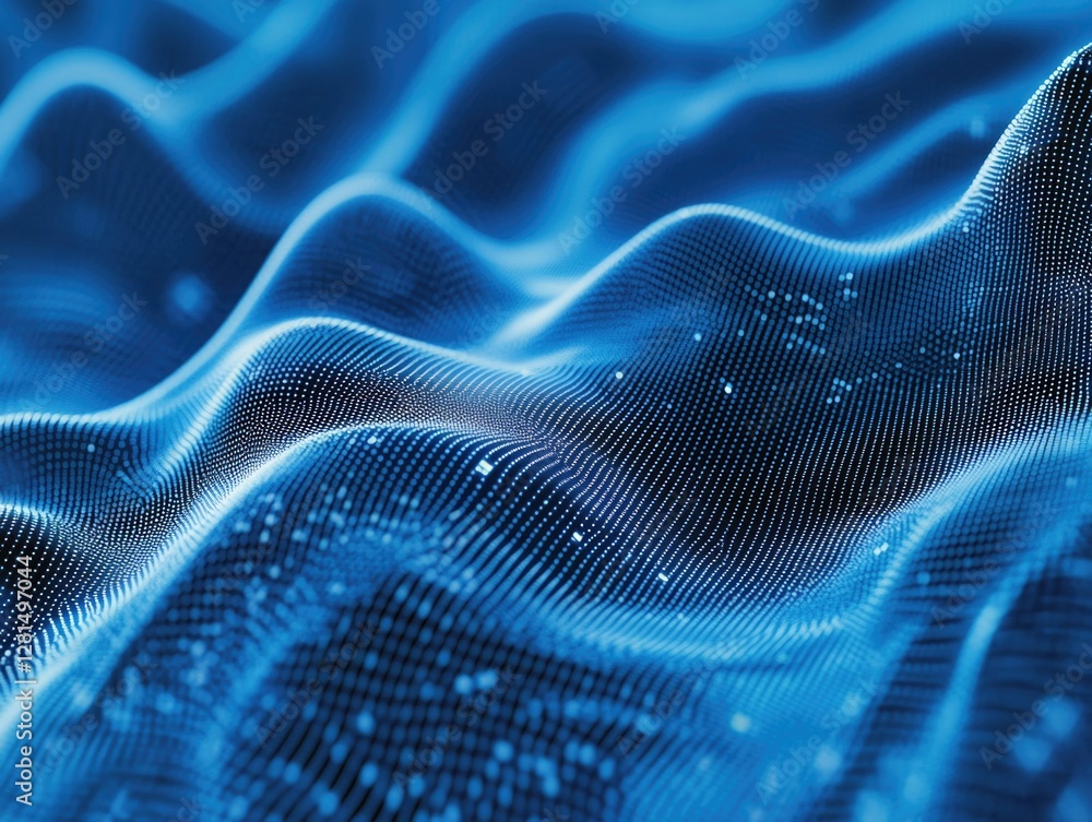 Aufkleber high resolution image of digital technology and data visualization concept.