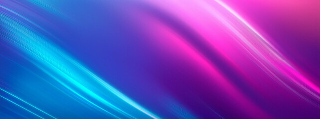 Fototapeta premium Purple, Pink, Turquoise, Blue Gradient Shiny Beautiful Background. Fluorescent Gradient Overlay Vibrant Defocused Cover. Wide Horizontal Long Gradient Banner. Liquid Neon Bright Trendy Wallpaper.