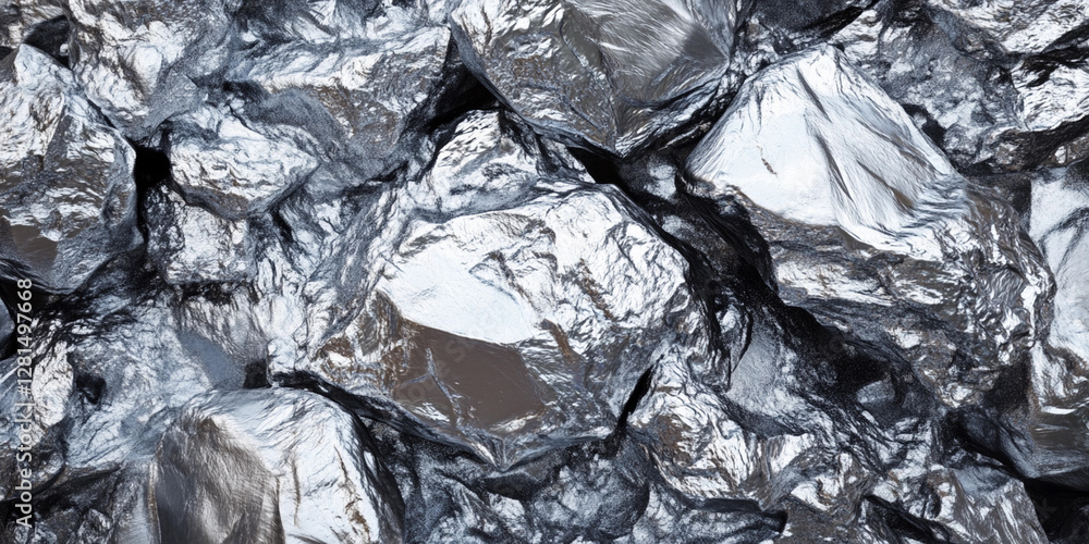 Poster lithium texture concept featuring raw mineral rocks. generative ai