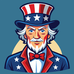 uncle sam vector	