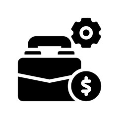 portfolio glyph icon