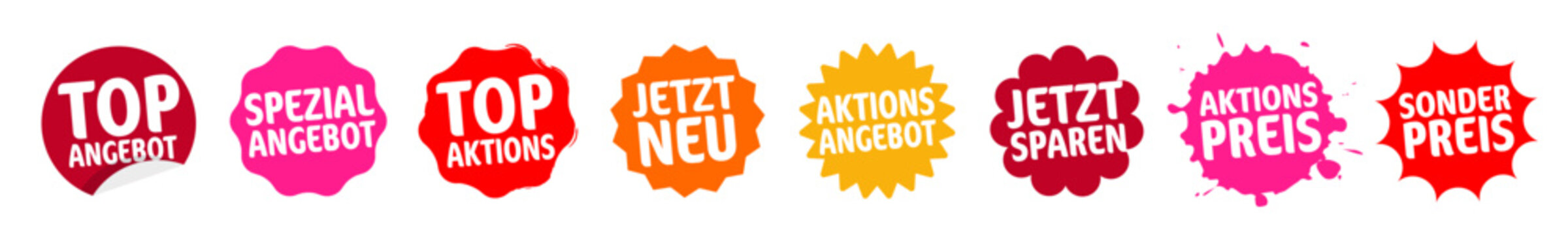 Sonderangebot Etiketten