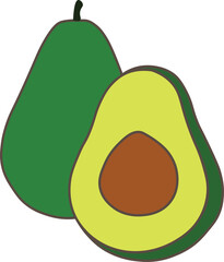 illustration of pear