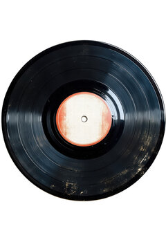Isolated Vinyl Record