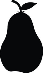 pear isolated on white background