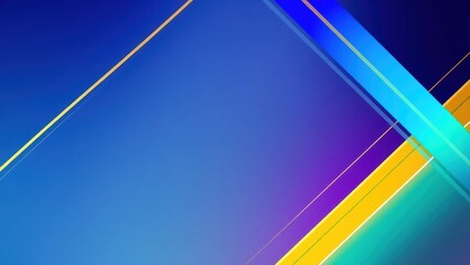 The presentation background is light blue with a splash of purple
