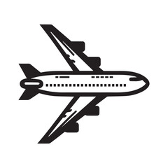 vector airplane icon