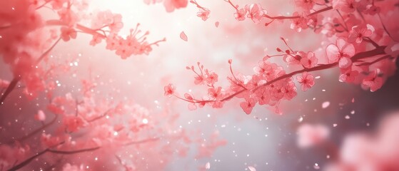 Traditional Japanese folding paper with a faded sakura motif, softly wrinkled for a wabisabi aesthetic