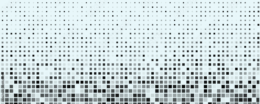 Poster rhombus gradient corner halftone texture. diamond shape dot fading pattern.